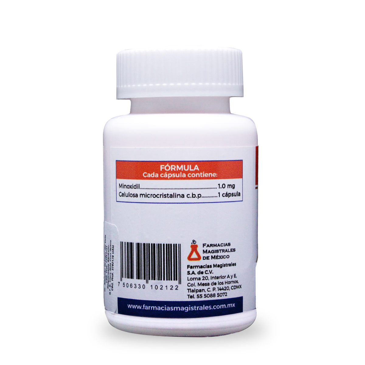 Minoxidil 1.0 mg, 90 caps.