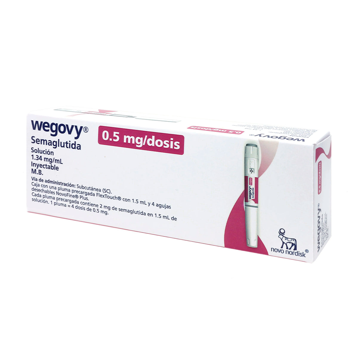 Wegovy FlexTouch Semaglutida 0.5 mg 1.5 ml | Pluma precargada