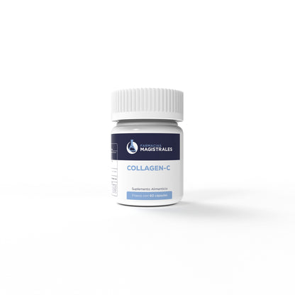 Collagen-C Colágeno Marino + Ácido Hialurónico + Zinc + Vitamina C | 60 cápsulas | Farmacias Magistrales