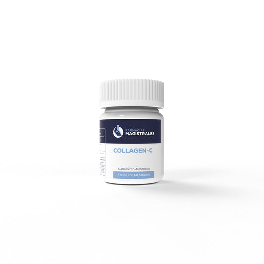 Collagen-C Colágeno Marino + Ácido Hialurónico + Zinc + Vitamina C | 60 cápsulas | Farmacias Magistrales