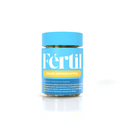 Suplemento FÉRTIL Salud Reproductiva de Aurah Pharma para apoyo hormonal femenino y bienestar reproductivo