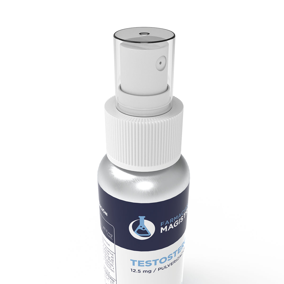 Testosterona 12.5 mg/pulverización – Medicamento Magistral – 15 mL