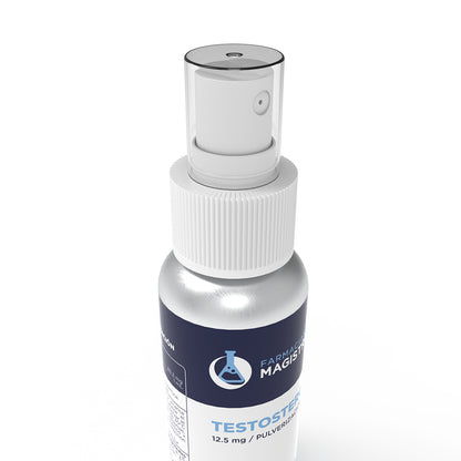 Testosterona 12.5 mg/pulverización – Medicamento Magistral – 15 mL