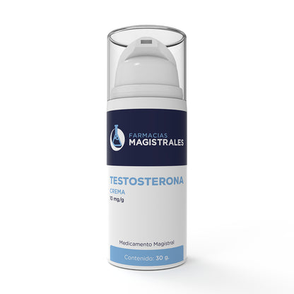 Testosterona Crema 10 mg/g – Medicamento Magistral – 30 g