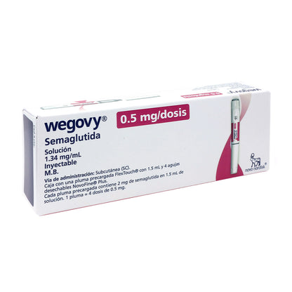 Wegovy FlexTouch Semaglutida 0.5 mg 1.5 ml | Pluma precargada