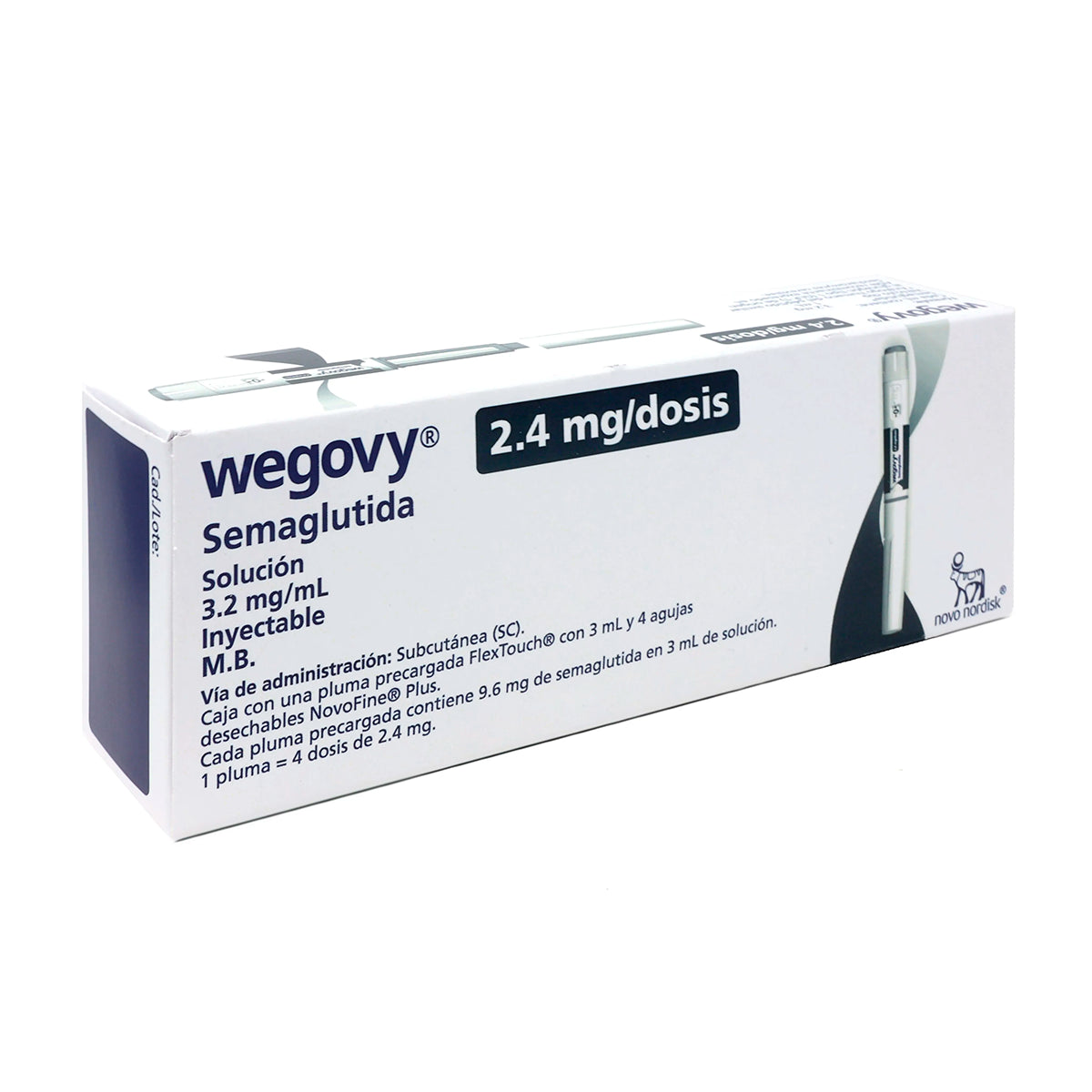 Wegovy FlexTouch Semaglutida 2.4 mg 3 ml | Pluma precargada