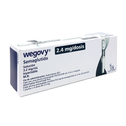 Wegovy FlexTouch Semaglutida 2.4 mg 3 ml | Pluma precargada