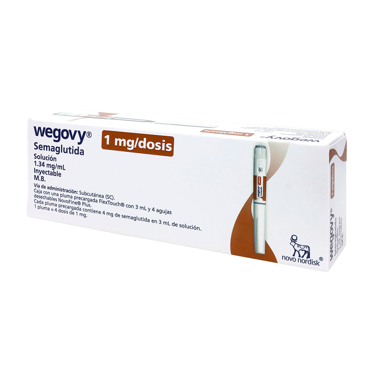Wegovy FlexTouch Semaglutida 1 mg 3 ml | Pluma precargada