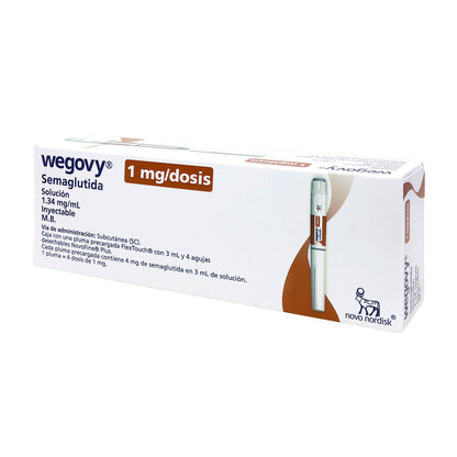 Wegovy FlexTouch Semaglutida 1 mg 3 ml | Pluma precargada