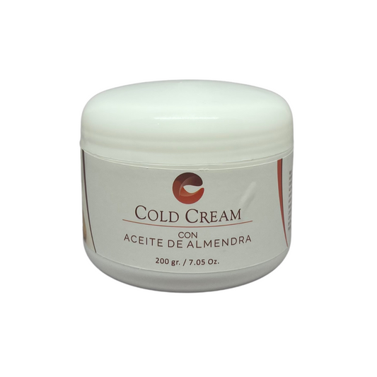 Cold Cream con Aceite de Almendras, 200 g.