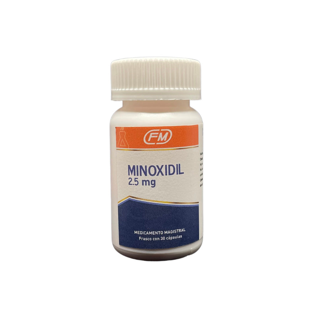 Minoxidil 2.5 mg, 30 caps.