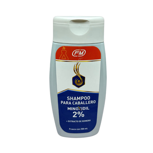 Shampoo, Minoxidil 2% Caballero, 250 mL.