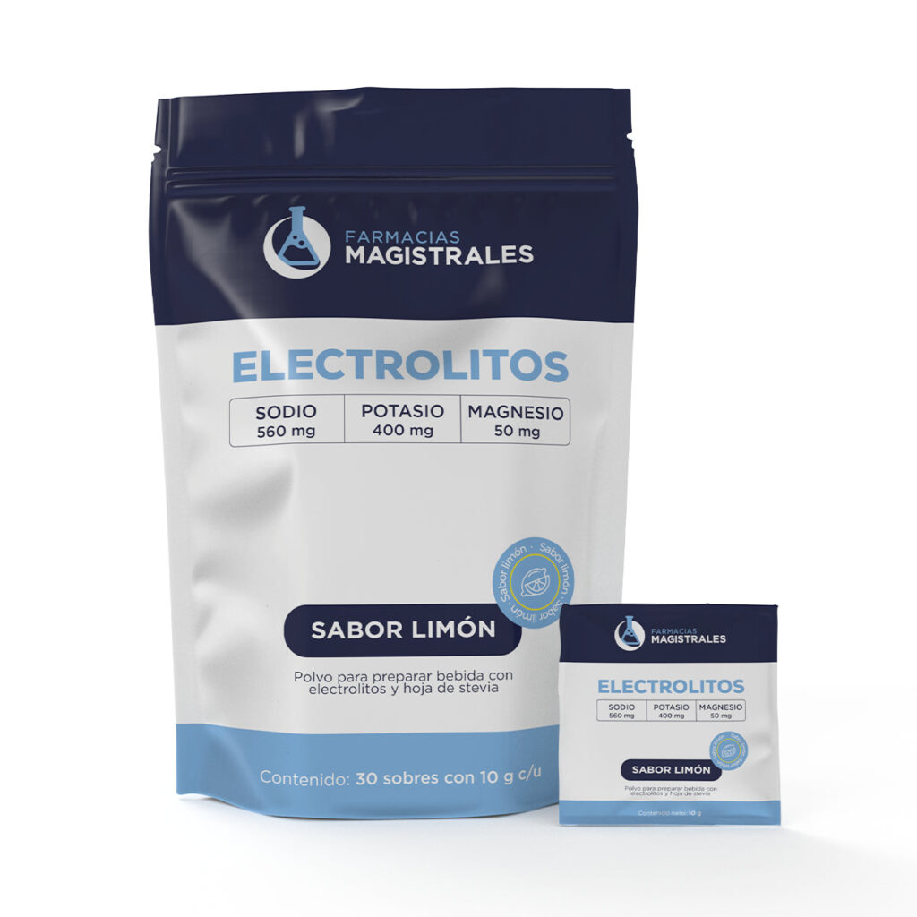 Electrolitos en Polvo Sabor Limón con Stevia | 30 sachets | Hidratación y Reposición de Minerales