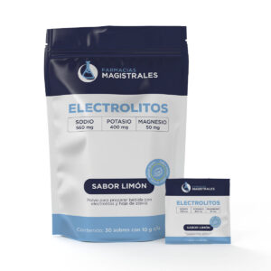 Electrolitos en Polvo Sabor Limón con Stevia | 30 sachets | Hidratación y Reposición de Minerales