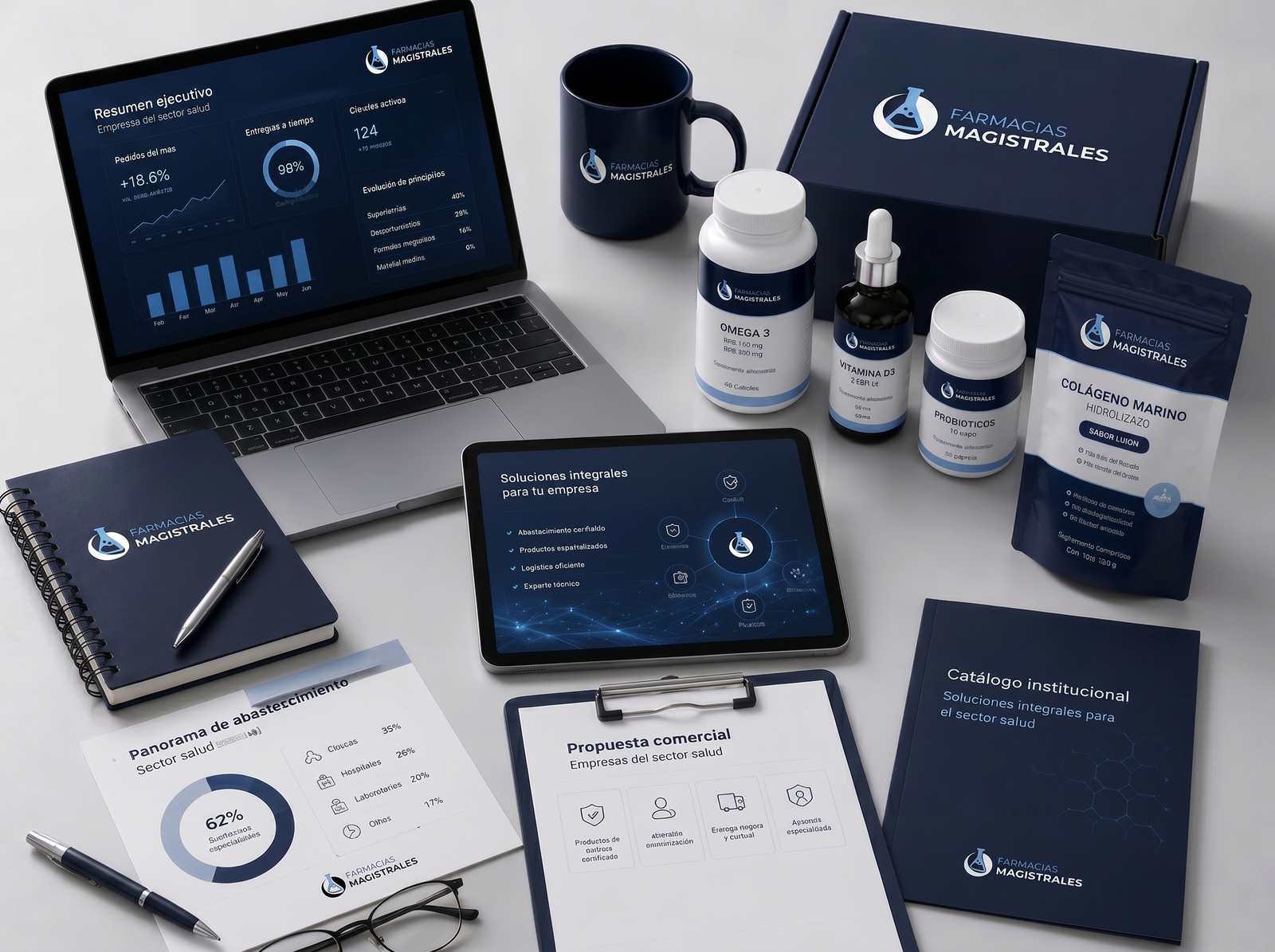 Distribución de medicamentos para empresas del sector salud
