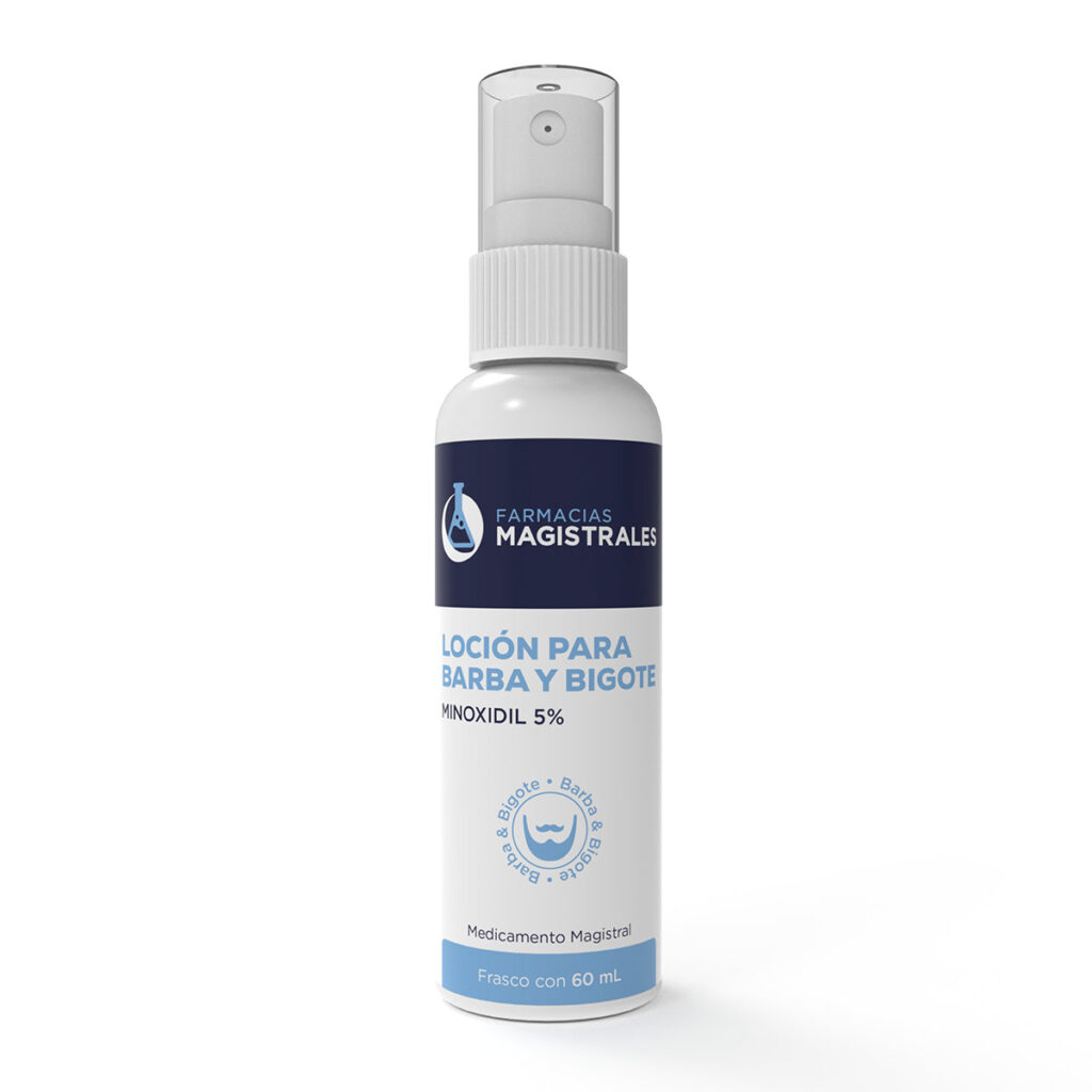 B&B Loción para Barba y Bigote con Minoxidil 5% | 60 mL | Black & Beard
