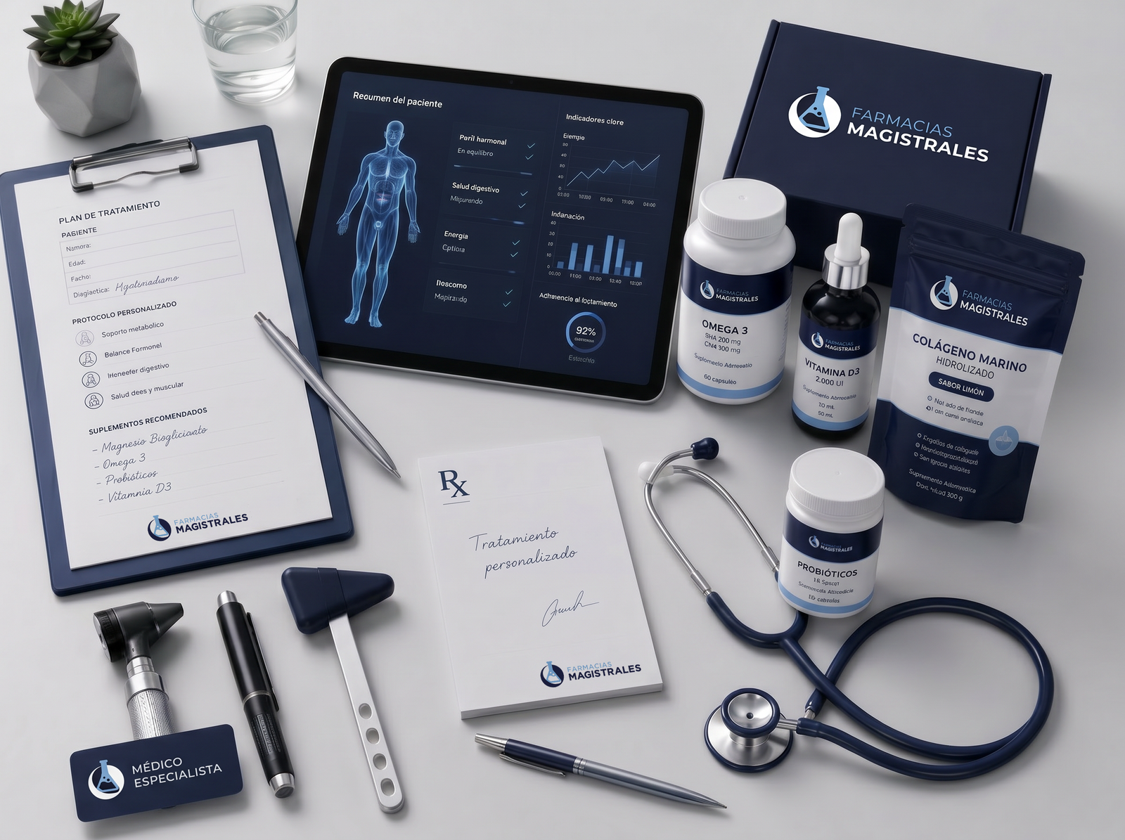 Distribución de medicamentos para médicos especialistas