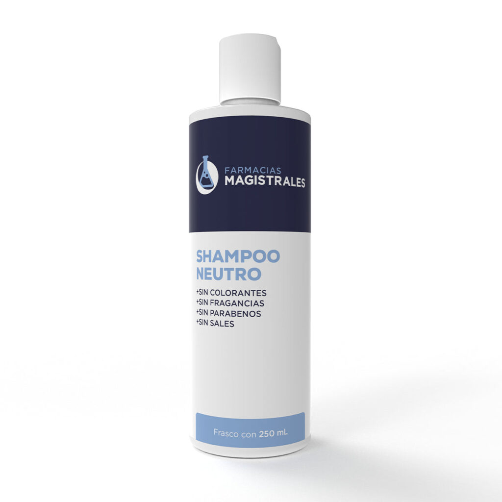 Shampoo Neutro 250 mL | sin Sales, Fragancia, Colorantes y Parabenos | Farmacias Magistrales