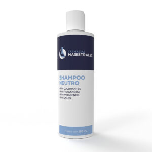 Shampoo Neutro 250 mL | sin Sales, Fragancia, Colorantes y Parabenos | Farmacias Magistrales