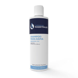 Shampoo para Dama con Minoxidil 2% + Queratina + Tomillo | 250 mL | Farmacias Magistrales