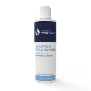 Shampoo para Hombre con Minoxidil 2% + Extracto de Romero | 250 mL | Farmacias Magistrales