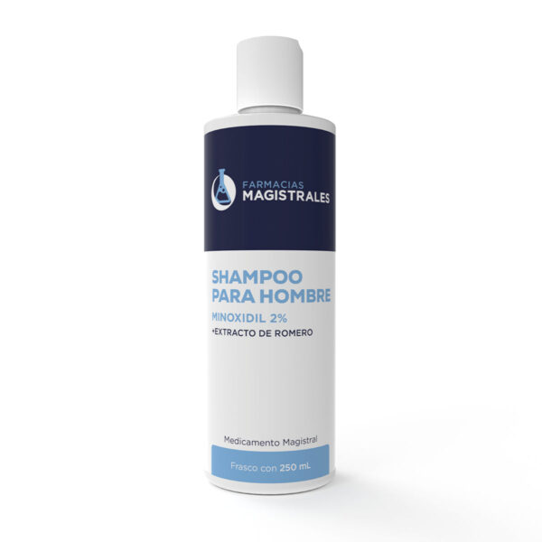 Shampoo para hombre minoxidil frente – Farmacias Magistrales