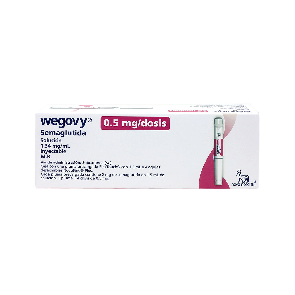Wegovy FlexTouch Semaglutida 0.5 mg 1.5 ml | Pluma precargada