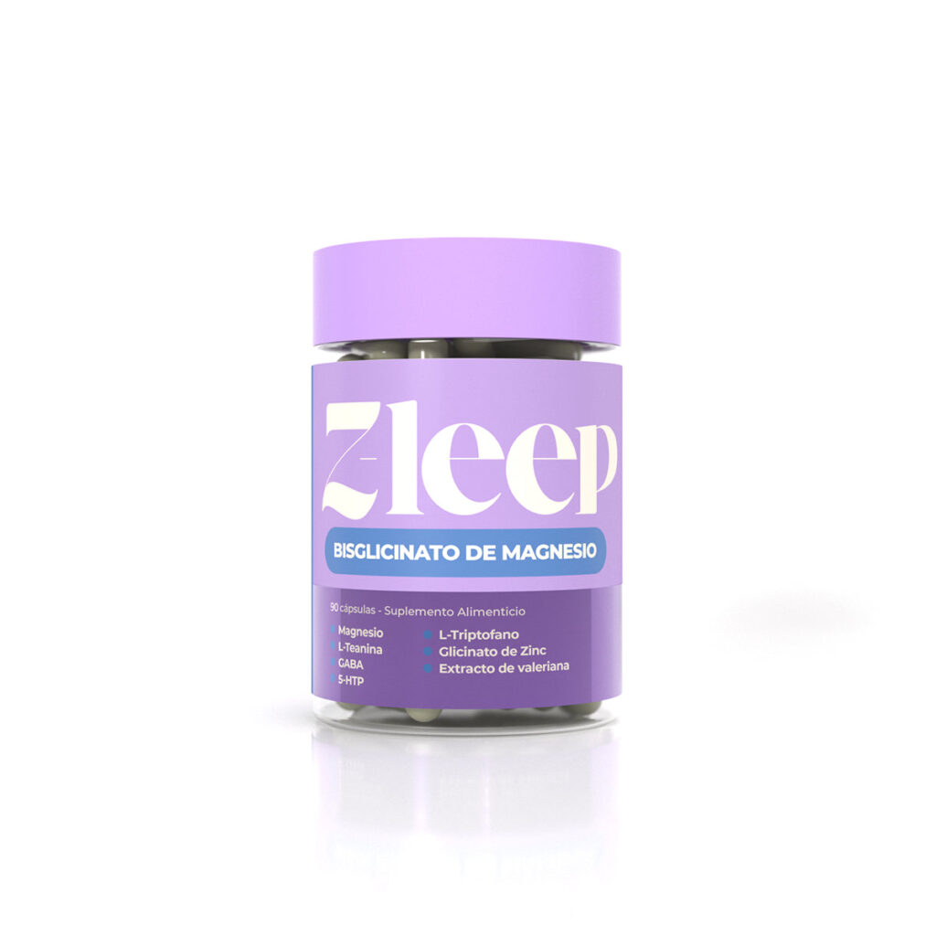 Z-LEEP | Bisglicinato de magnesio | 90 Cápsulas | Aurah Pharma